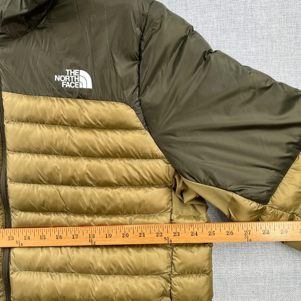 NEW The North Face Terra Packable Hoodie Puffer Jacket Men XL New Taupe Green